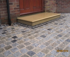 UNIQUE COBBLE DRIVEWAYS MIXED COLOURS GRANITE SETT DRIVEWAY
